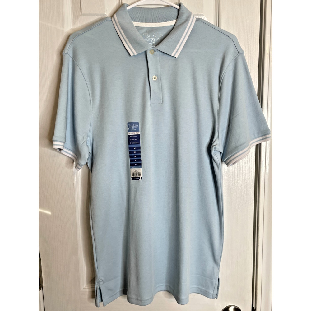Tackle & Tides Mens The Anytime Polo Shirt Size SMALL Golf Short Sleeve NWT
